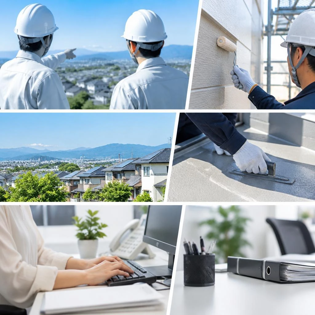正社員として、地域に根差した塗装会社で働く